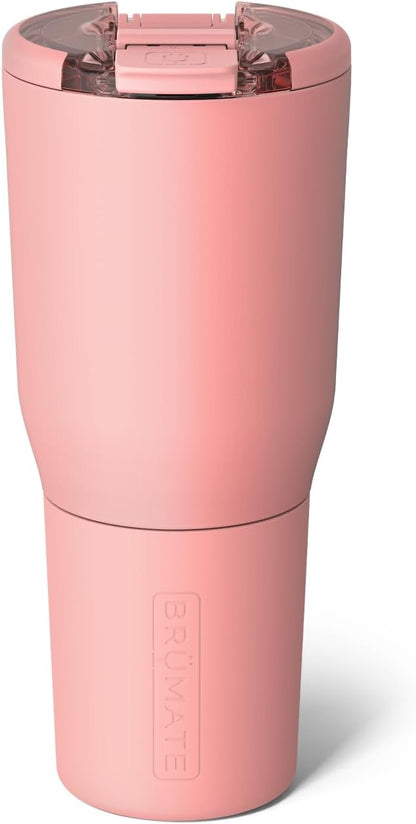 BrüMate Nav 25oz 100% Leak Proof Insulated Travel Tumbler with Magnetic BevLock™ Lid - Double Wall Cup-Holder Friendly Stainless Steel Mug (Nightfall Blue)