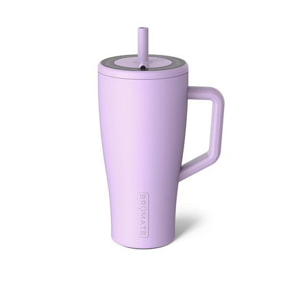 BrüMate Era 40 oz Tumbler with Handle & Straw | 100% Leakproof Insulated Water Bottle Tumbler with Lid & Flexible SoftSip Straw | Made of Stainless Steel | Cup Holder Friendly | 40oz (Nightfall Blue)