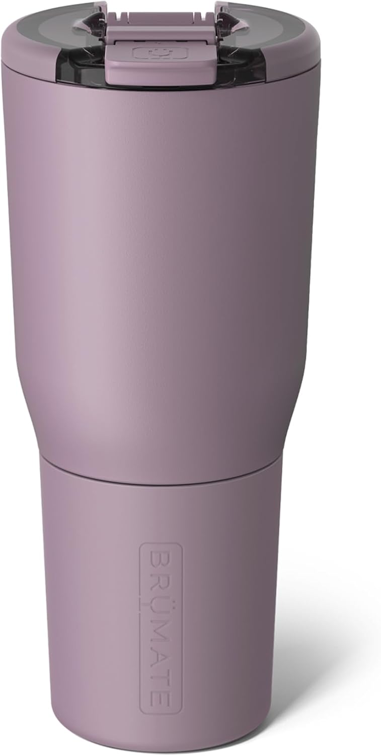 BrüMate Nav 25oz 100% Leak Proof Insulated Travel Tumbler with Magnetic BevLock™ Lid - Double Wall Cup-Holder Friendly Stainless Steel Mug (Nightfall Blue)