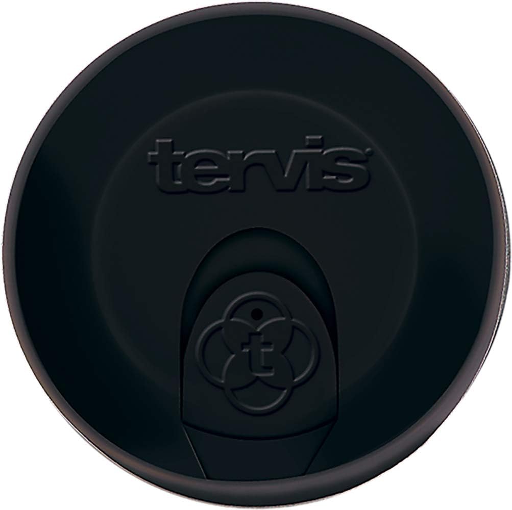 Tervis Travel Lid Made in USA Double Walled Insulated Tumbler Travel Cup Keeps Drinks Cold & Hot, Fits 16oz Tumblers, Navy