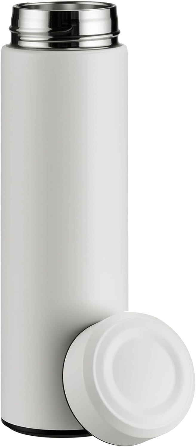 PARACITY Insulated Water Bottle,15 oz Stainless Steel Thermo, Double Wall Vacuum Water Bottle, Metal Water Bottle Keeps Hot for 12 Hrs, Cold for 24 Hrs, for Coffee, Drinks