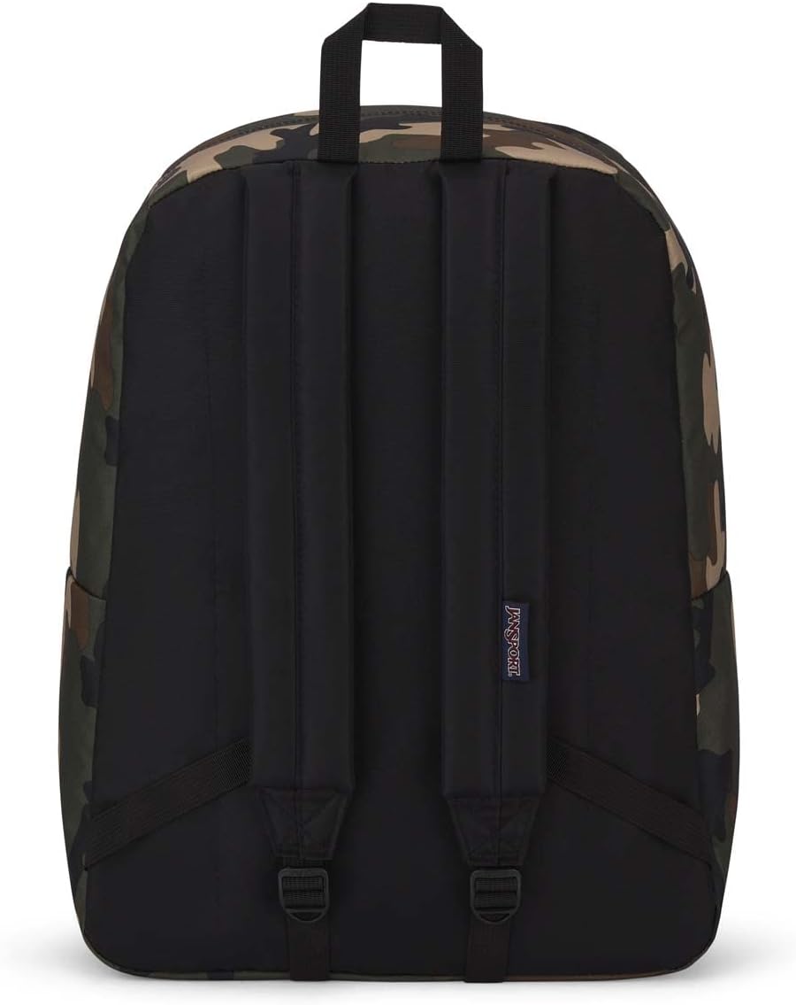 JanSport SuperBreak One Backpacks - Durable, Lightweight Bookbag with 1 Main Compartment, Front Utility Pocket with Built-in Organizer - Premium Backpack, Black - Colors B