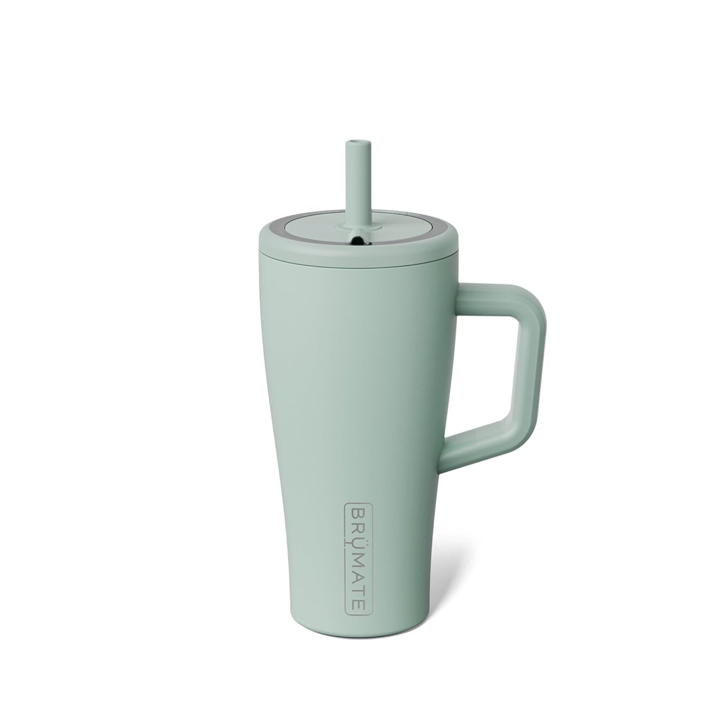 BrüMate Era 40 oz Tumbler with Handle & Straw | 100% Leakproof Insulated Water Bottle Tumbler with Lid & Flexible SoftSip Straw | Made of Stainless Steel | Cup Holder Friendly | 40oz (Nightfall Blue)