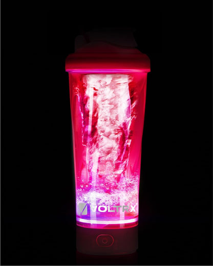 VOLTRX Premium Electric Protein Shaker Bottle, Made with Tritan - BPA Free - 24 oz Vortex Portable Mixer Cup/USB Rechargeable Shaker Cups for Protein Shakes