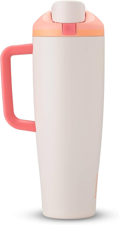 Owala FreeSip Tumbler - Stainless Steel - 40-oz. - Tan (Lightly Toasted)