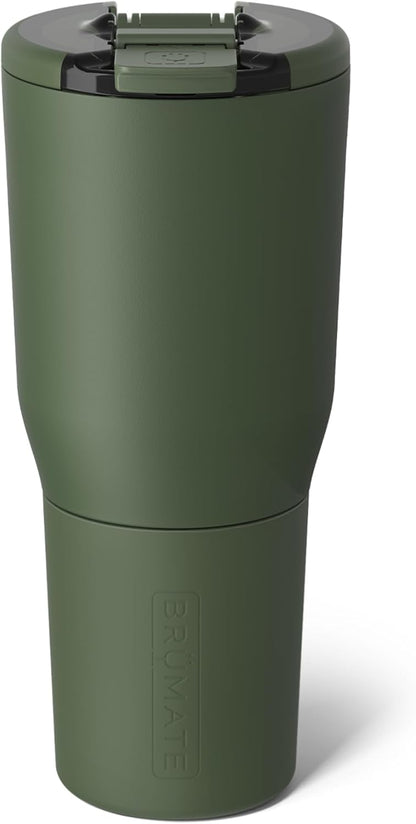 BrüMate Nav 25oz 100% Leak Proof Insulated Travel Tumbler with Magnetic BevLock™ Lid - Double Wall Cup-Holder Friendly Stainless Steel Mug (Nightfall Blue)
