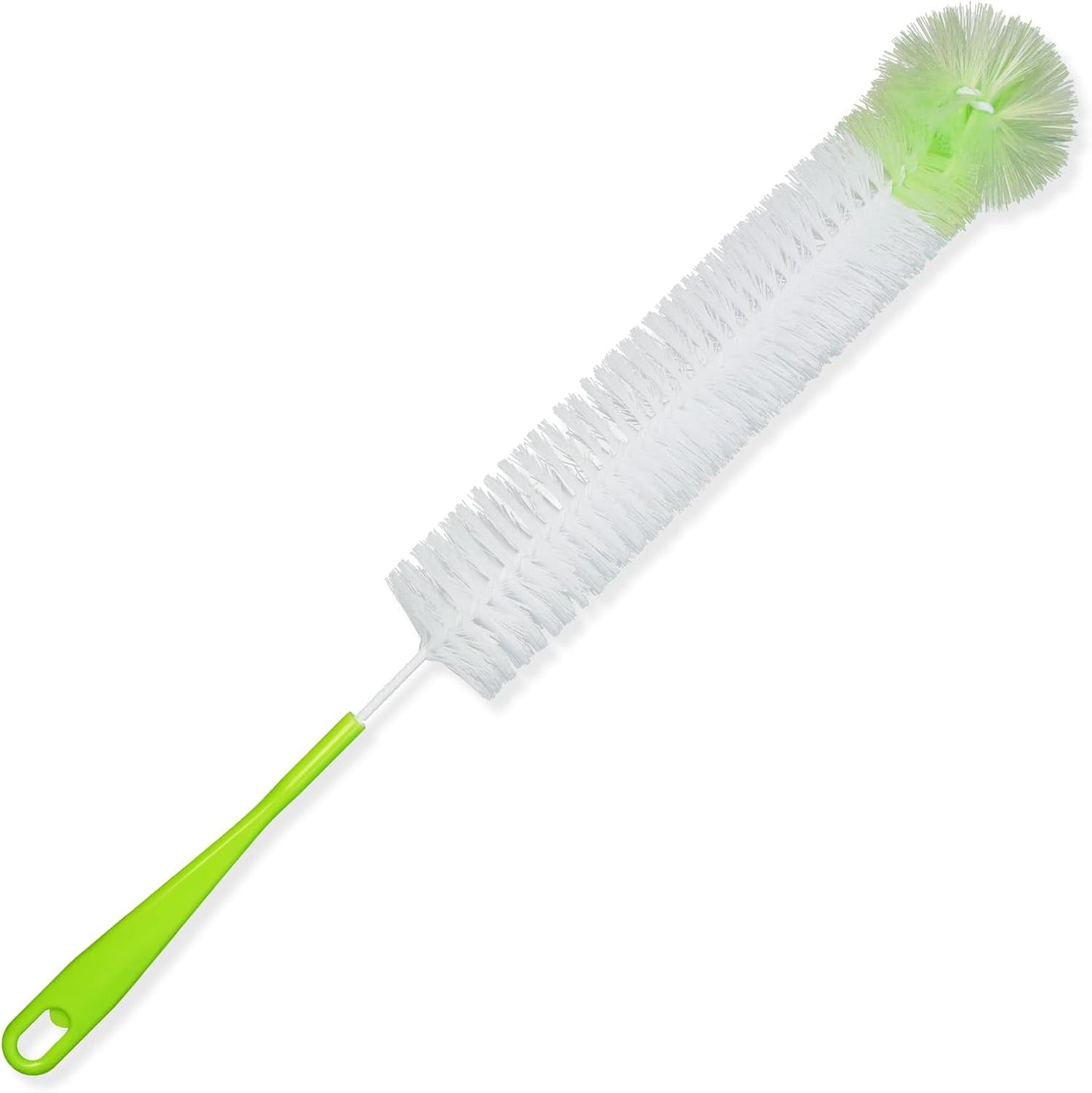 LiKee Super-Long 18" Bottle Cleaning Brush, Extra-Large 2.5” Wide Cleaner, Flexible Long Handle Brush for Water Bottle, Cups, Baby Bottle