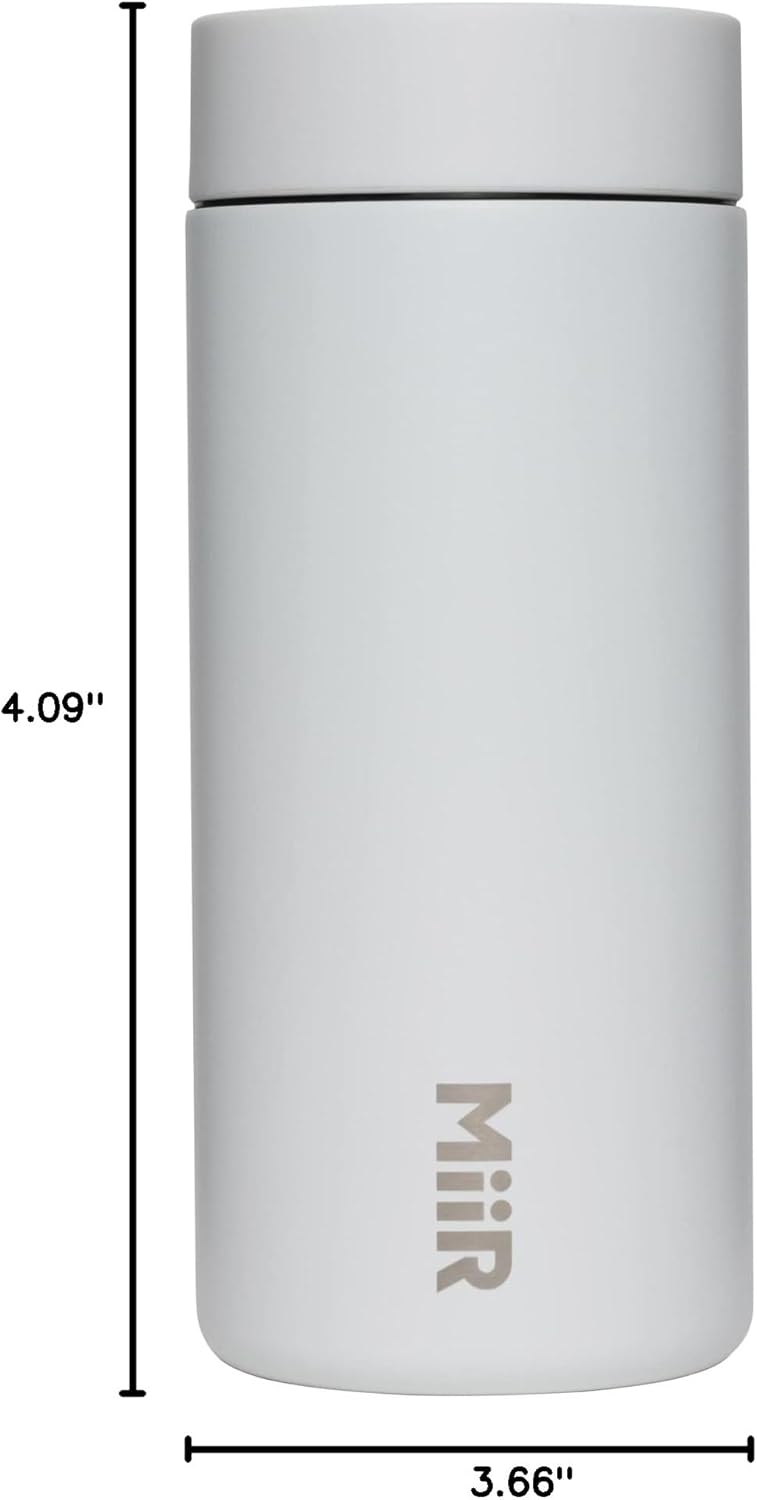 MiiR 360 Traveler, Stainless Steel Double-Wall Vacuum Insulated Tumbler - Leakproof 360 Lid for Easy Sipping on the Go; Perfect for Hot & Cold Drinks