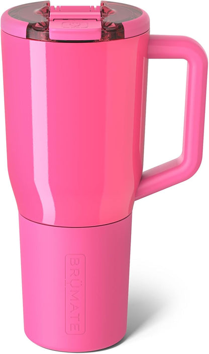 BrüMate Müv - 25oz 100% Leak Proof Insulated Coffee Mug with Handle & Lid - Stainless Steel Coffee Travel Mug - Double Walled Coffee Cup (Lilac Dusk)