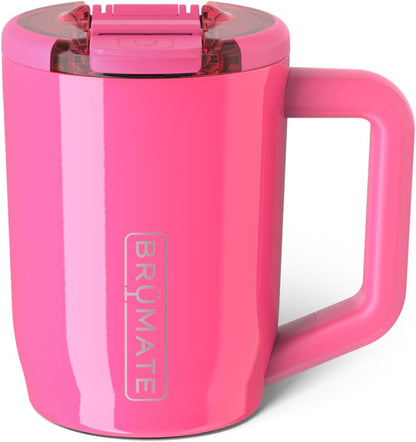 BrüMate Müv - 15oz 100% Leak Proof Insulated Coffee Mug with Handle & Lid - Stainless Steel Coffee Travel Mug - Double Walled Coffee Cup (Lilac Dusk)