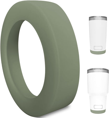 Silicone Boot Sleeve for YETI Tumbler 30 oz, 20 oz - Safer Protection and Less Noise for Yeti Coffee Mug Cup 20oz 30 oz - Dishwasher Safe