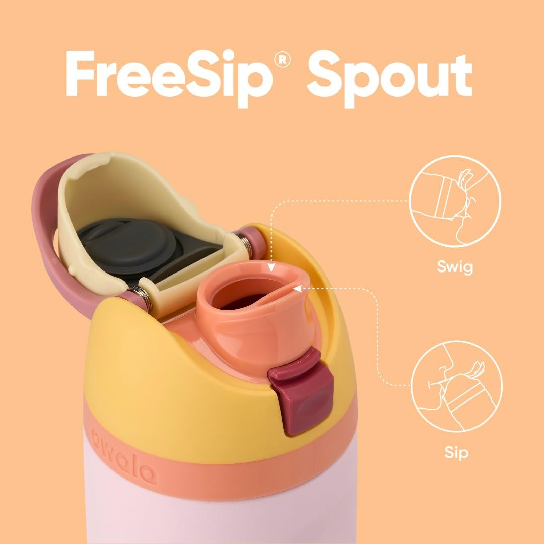 Owala FreeSip Insulated Stainless Steel Water Bottle with Straw, BPA-Free Sports Water Bottle, Great for Travel, 32 Oz, Denim