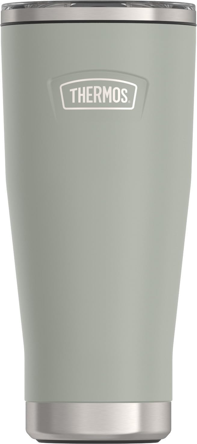 THERMOS ICON SERIES, Stainless Steel Tumbler with Slide Lock, 18 Ounce, Mystic Navy