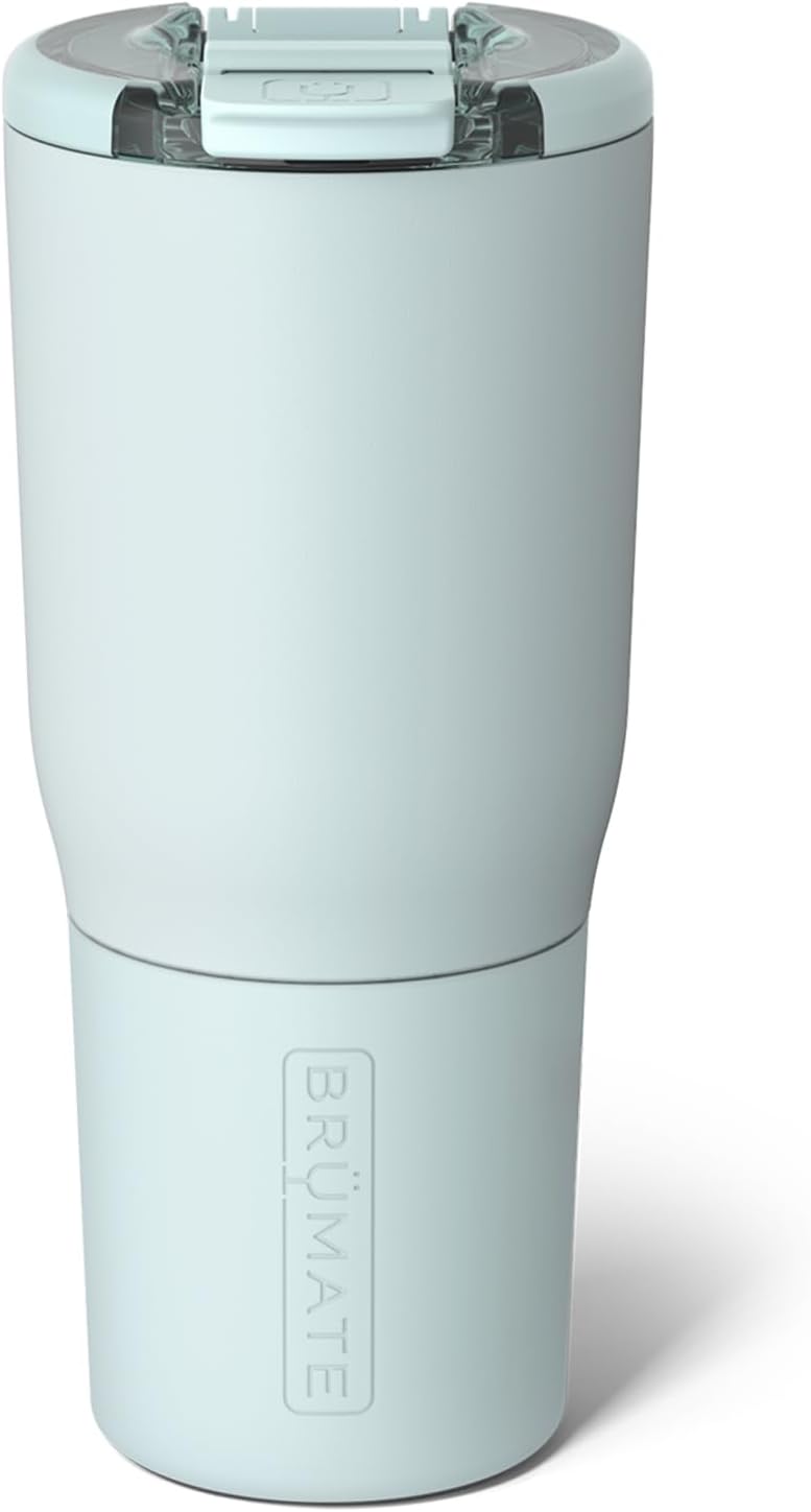 BrüMate Nav 25oz 100% Leak Proof Insulated Travel Tumbler with Magnetic BevLock™ Lid - Double Wall Cup-Holder Friendly Stainless Steel Mug (Nightfall Blue)