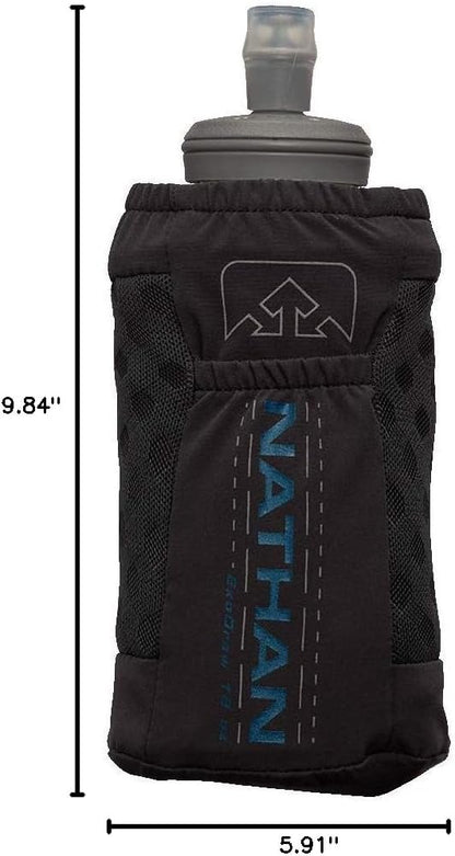 Nathan ExoDraw & ExoShot 2.0 Flask, Handheld Water Bottle for Marathons, Hiking, Ultra Running and Outdoor Activity