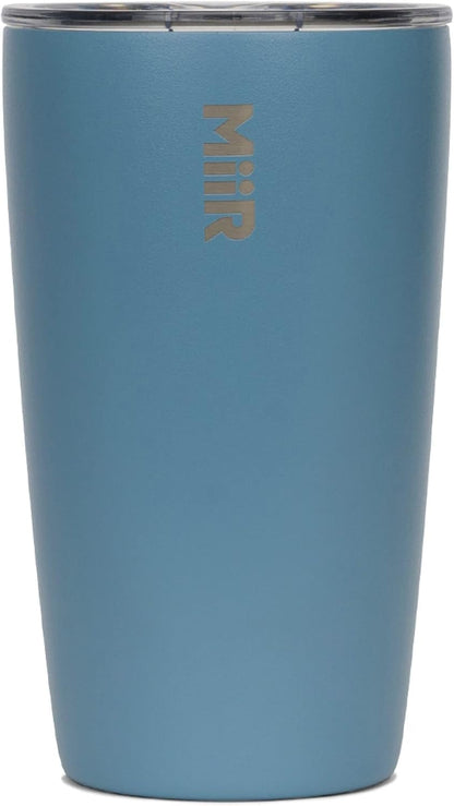 MiiR Tumbler, 12oz Insulated Stainless Steel with Press Fit Slide Lid – Splash Proof Design, Holds Hot & Cold Beverages, Stylish & Functional Cup Holder Compatible