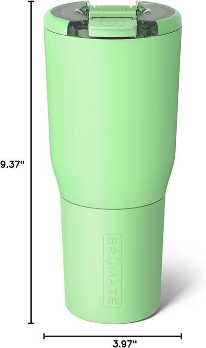 BrüMate Nav 25oz 100% Leak Proof Insulated Travel Tumbler with Magnetic BevLock™ Lid - Double Wall Cup-Holder Friendly Stainless Steel Mug (Nightfall Blue)