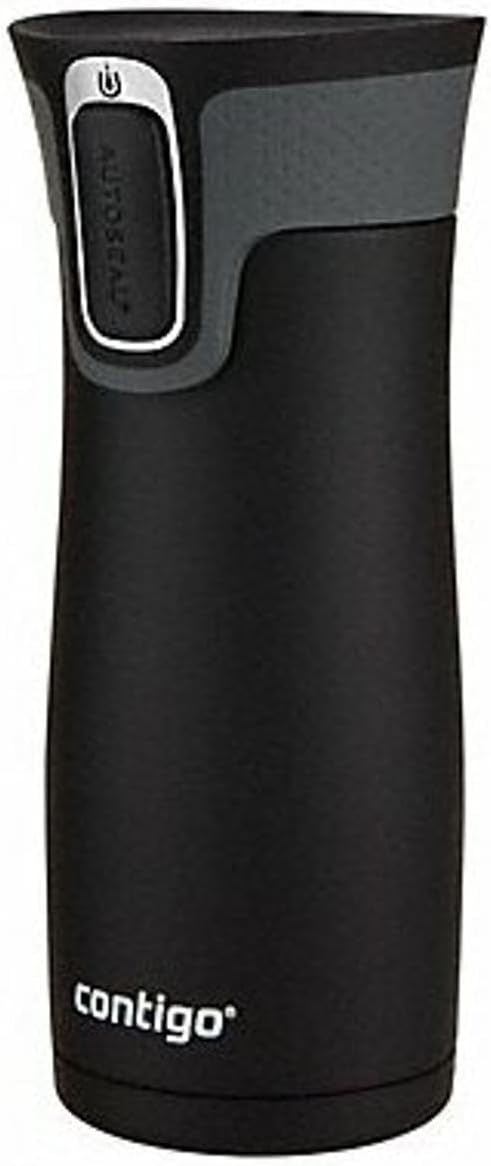 Contigo AUTOSEAL West Loop Vacuum-Insulated Stainless Steel Travel Mug with Easy-Clean Lid 12 oz Blueberry