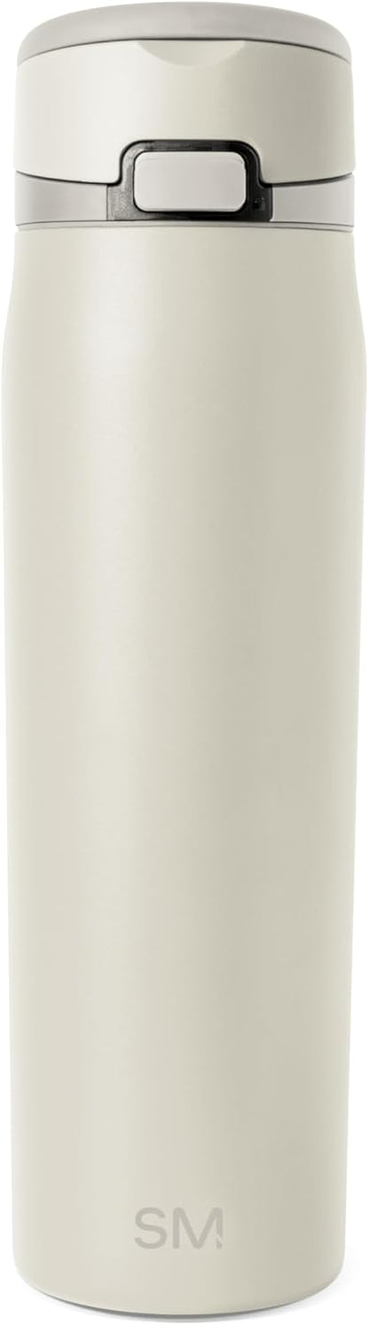 Simple Modern Mesa Loop Water Bottle with Covered Straw and Handle | 24oz Cup Holder Friendly Insulated Stainless Steel Bottles for Travel, Sports and School | Iris Sage - Colors B
