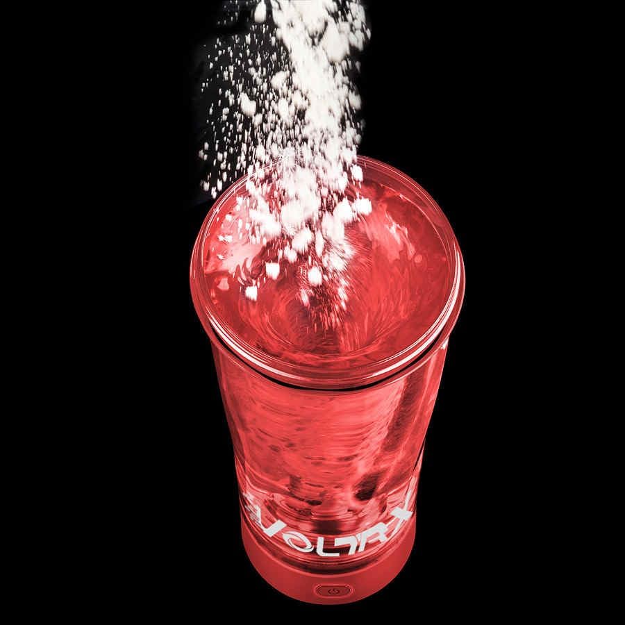 VOLTRX Premium Electric Protein Shaker Bottle, Made with Tritan - BPA Free - 24 oz Vortex Portable Mixer Cup/USB Rechargeable Shaker Cups for Protein Shakes