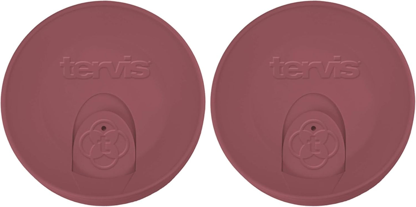 Tervis Travel Lid Made in USA Double Walled Insulated Tumbler Travel Cup Keeps Drinks Cold & Hot, Fits 16oz Tumblers, Navy