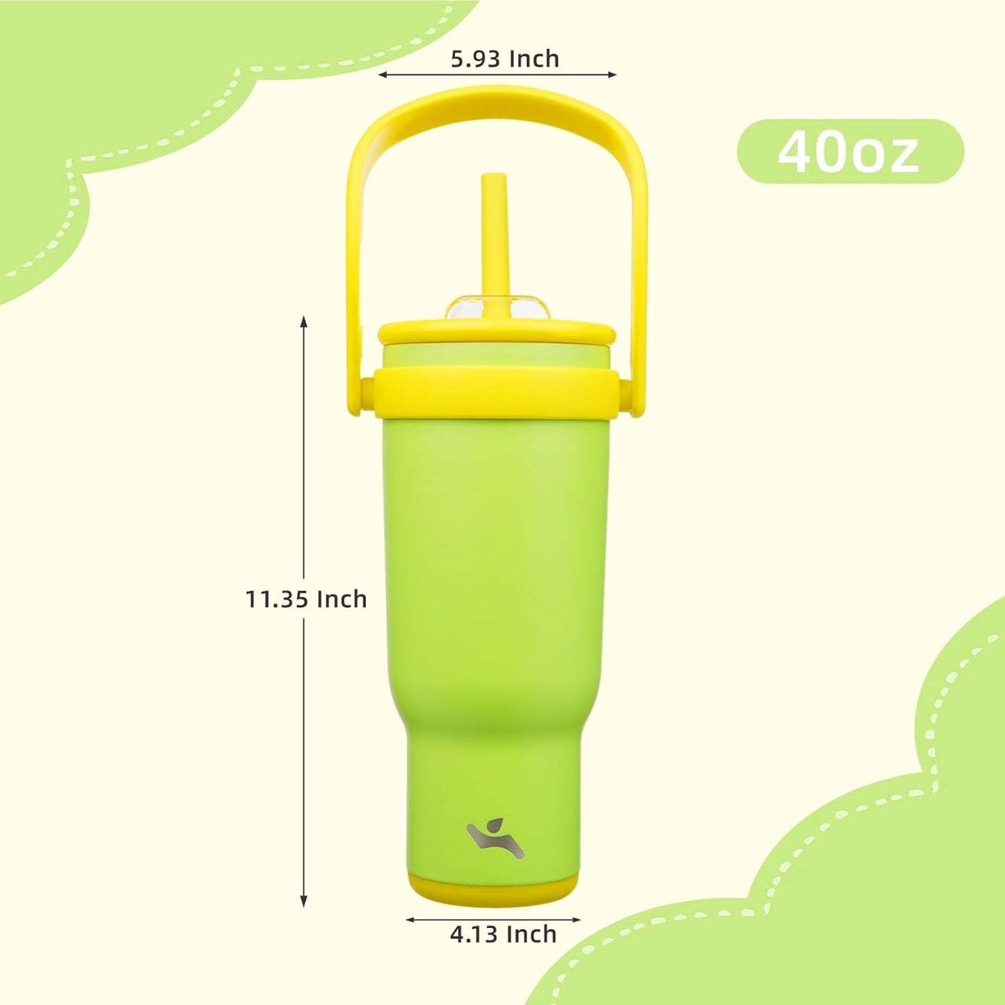 Konokyo 30 oz Tumbler with Side Handle, Insulated Water Bottle with Straw and 2 in 1 Lid, Stainless Steel Cup Travel Coffee Mug for Sports Office Gym,Purple