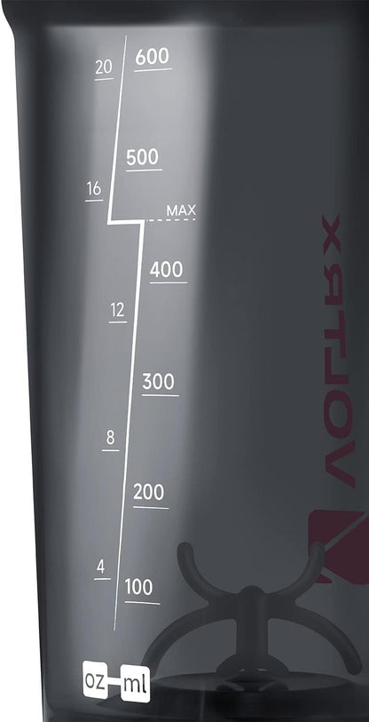 VOLTRX Electric Protein Shaker Bottle - USB Rechargeable Mixer Cup for Shakes and Meal Replacements, BPA-Free Tritan, 20oz