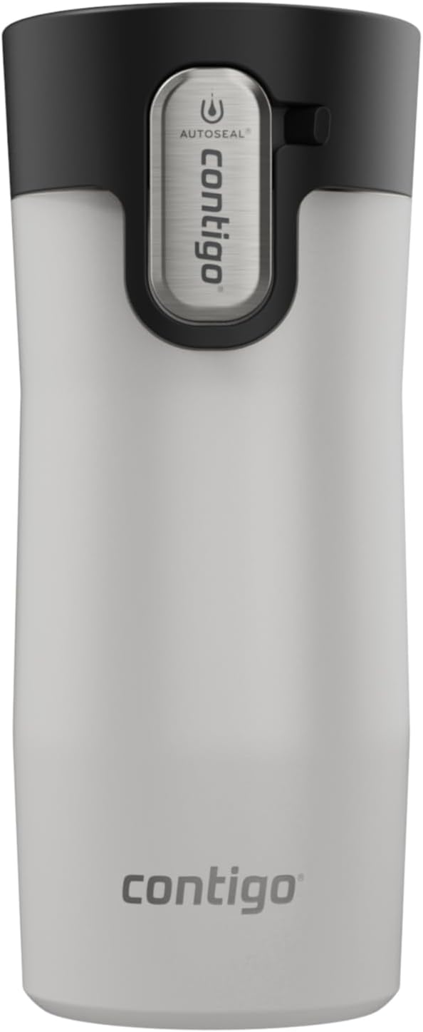 Contigo AUTOSEAL West Loop Vacuum-Insulated Stainless Steel Travel Mug with Easy-Clean Lid 12 oz Blueberry