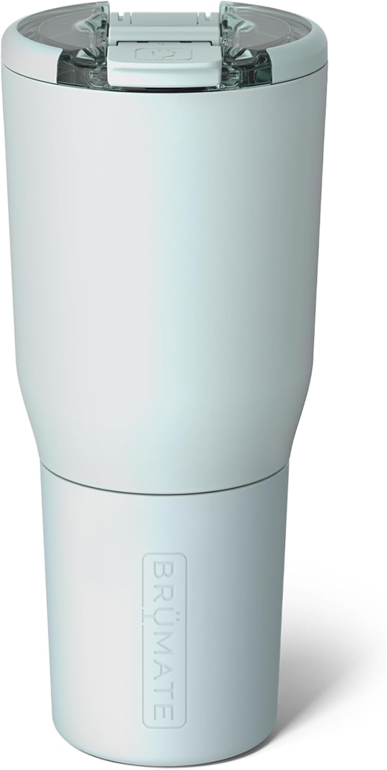 BrüMate Nav 25oz 100% Leak Proof Insulated Travel Tumbler with Magnetic BevLock™ Lid - Double Wall Cup-Holder Friendly Stainless Steel Mug (Nightfall Blue)