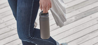 KINTO 21091 Day-off Tumbler, 16.9 fl oz (500 ml), White, Double Wall Vacuum Construction, Hot and Cold Insulation, Water Bottle