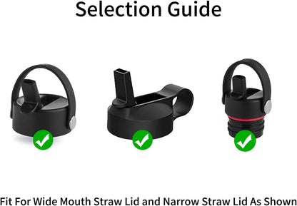 Straws Replacement Compatible with Hydro Flask Water Bottle 32oz,40 Oz -For Hydroflask Tumbler Press In Straw Lids,8 BPA- Free Long Straws,2 Straw Brushes