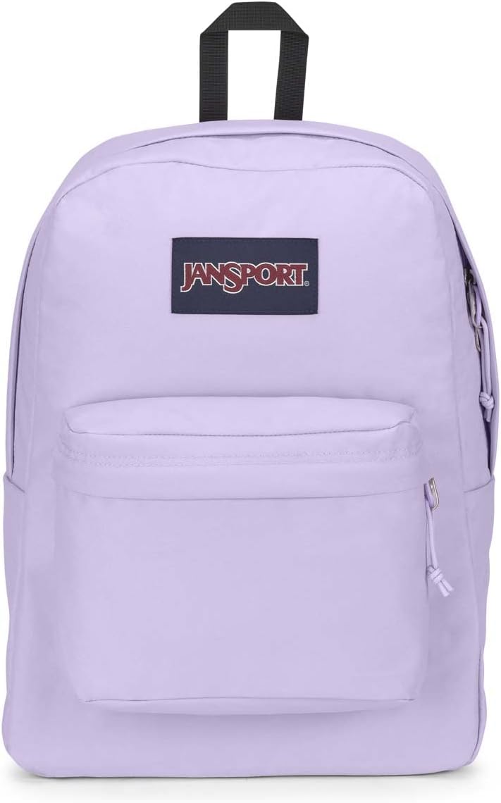 JanSport SuperBreak One Backpacks - Durable, Lightweight Bookbag with 1 Main Compartment, Front Utility Pocket with Built-in Organizer - Premium Backpack, Black - Colors B