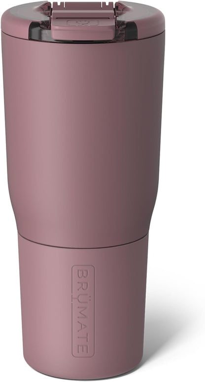 BrüMate Nav 25oz 100% Leak Proof Insulated Travel Tumbler with Magnetic BevLock™ Lid - Double Wall Cup-Holder Friendly Stainless Steel Mug (Nightfall Blue)