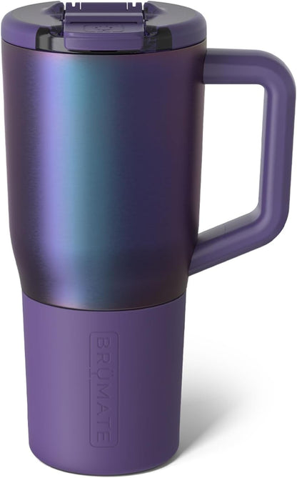 BrüMate Müv - 25oz 100% Leak Proof Insulated Coffee Mug with Handle & Lid - Stainless Steel Coffee Travel Mug - Double Walled Coffee Cup (Lilac Dusk)