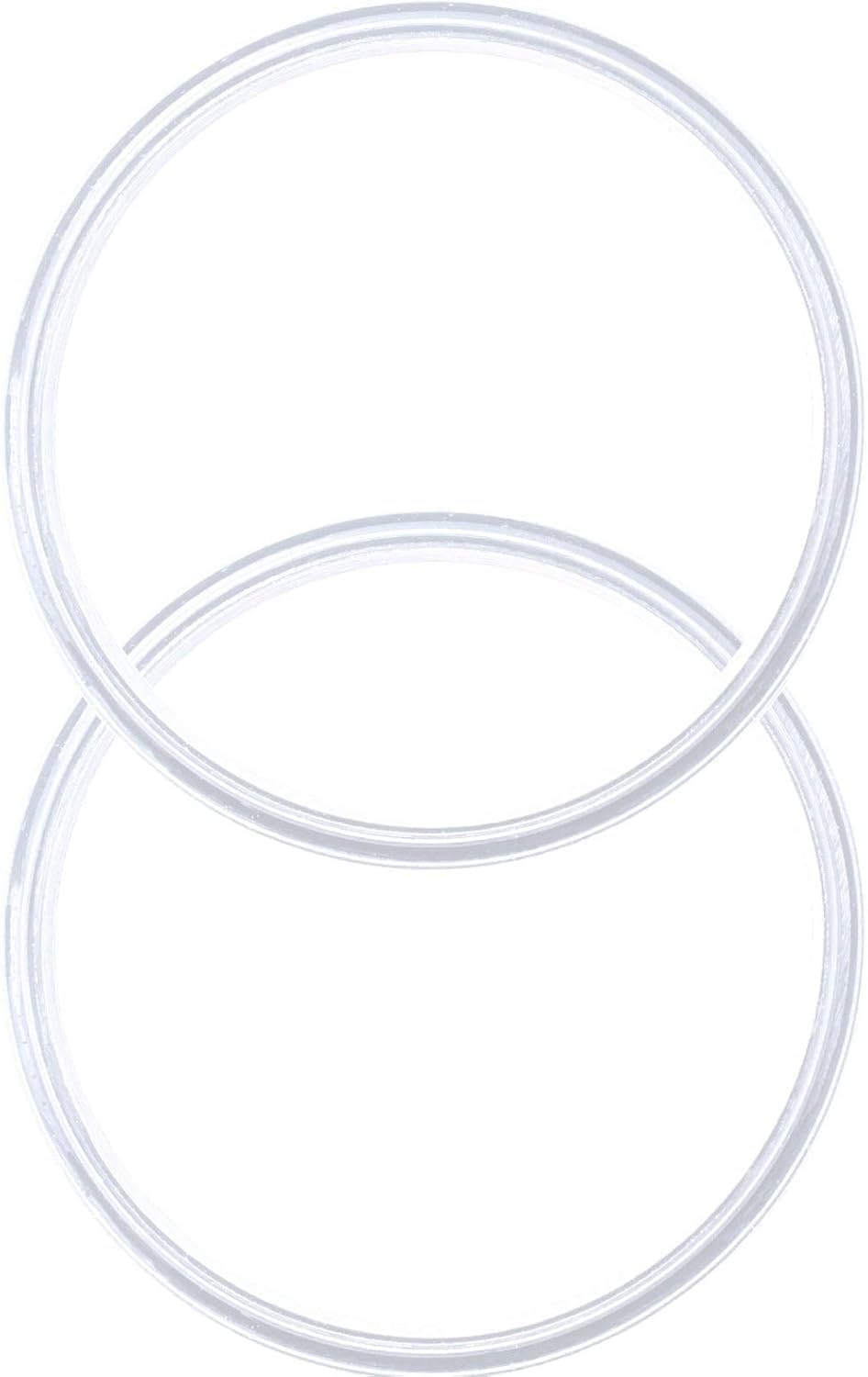 4 Pack - 30 oz Replacement Rubber Lid Ring, 3.7 Inch Diameter Gasket Seals, White Lid Gasket Rings for Insulated Stainless Steel Tumbler fits Yti, Ozark Trail, Beast and Renowned Brands