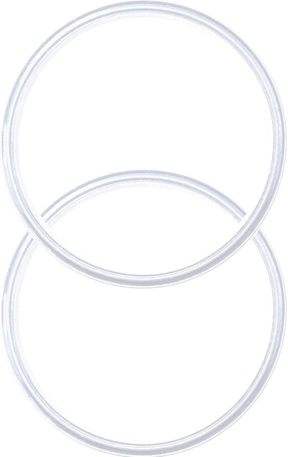 4 Pack - 30 oz Replacement Rubber Lid Ring, 3.7 Inch Diameter Gasket Seals, White Lid Gasket Rings for Insulated Stainless Steel Tumbler fits Yti, Ozark Trail, Beast and Renowned Brands