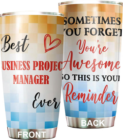 Best Lacrosse Coach Ever Tumbler Stainless Steel 20oz, Office Gifts Women Men Work Friends Coworker, Driking Coffee Cup For Birthday Christmas - Colors F