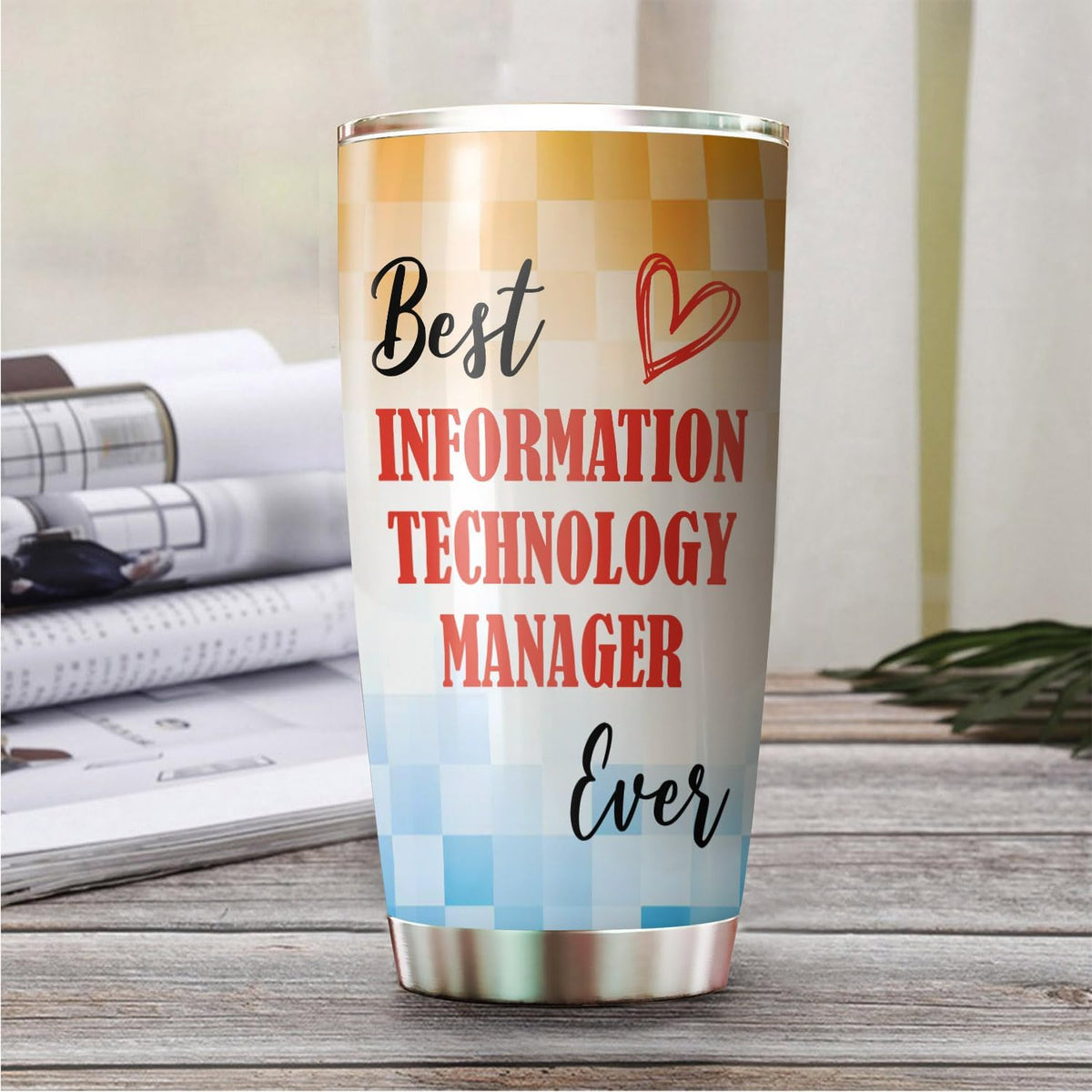 Best Lacrosse Coach Ever Tumbler Stainless Steel 20oz, Office Gifts Women Men Work Friends Coworker, Driking Coffee Cup For Birthday Christmas - Colors F