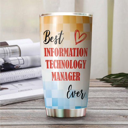 Best Lacrosse Coach Ever Tumbler Stainless Steel 20oz, Office Gifts Women Men Work Friends Coworker, Driking Coffee Cup For Birthday Christmas - Colors F