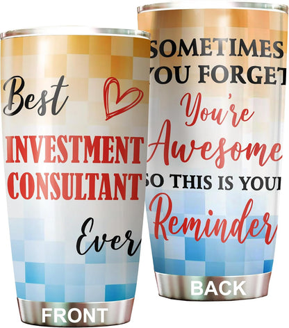 Best Lacrosse Coach Ever Tumbler Stainless Steel 20oz, Office Gifts Women Men Work Friends Coworker, Driking Coffee Cup For Birthday Christmas - Colors F
