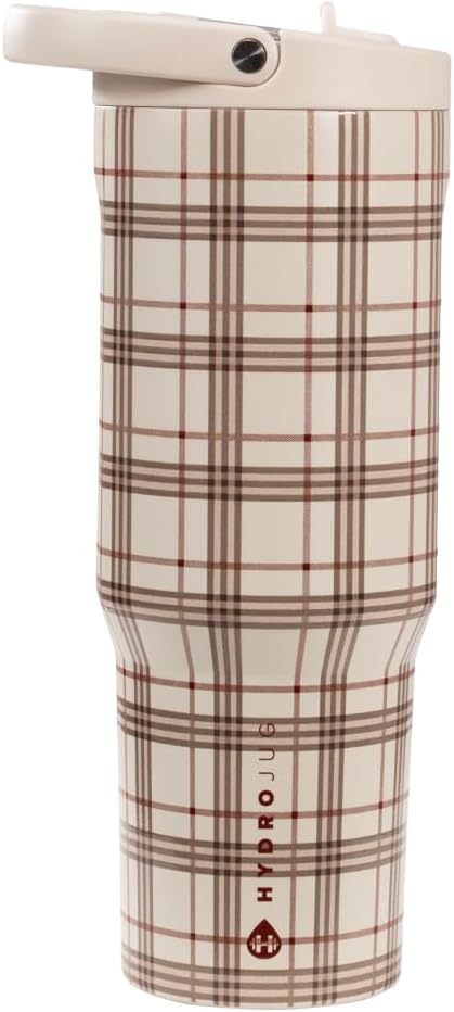 HydroJug Sport - Stainless Steel Tumbler with Straw, Vacuum Insulated, 40oz Leakproof Water Bottle, Ergonomic Design, Reusable, Dishwasher Safe, Rubber Base, Durable for Gym or Outdoors, Sage