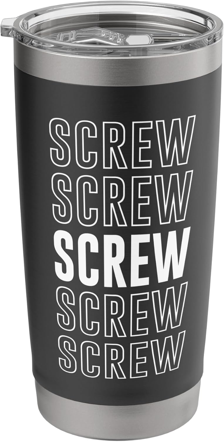 Screw Stainless Steel Insulated Tumbler
