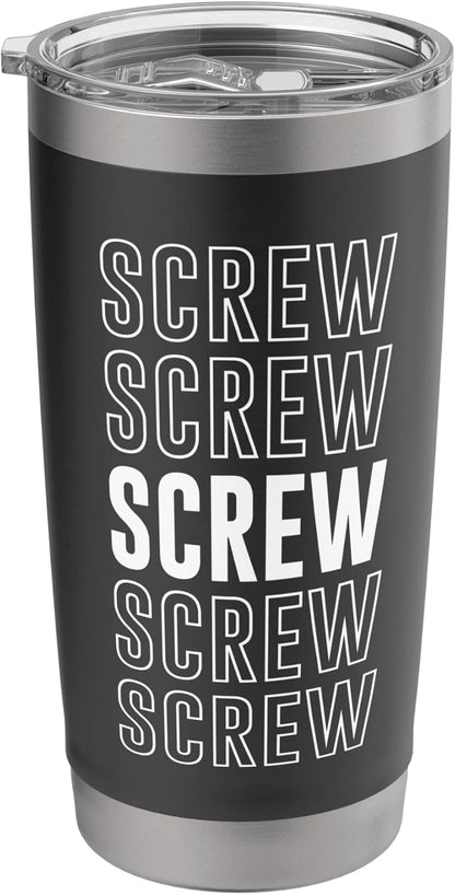 Screw Stainless Steel Insulated Tumbler