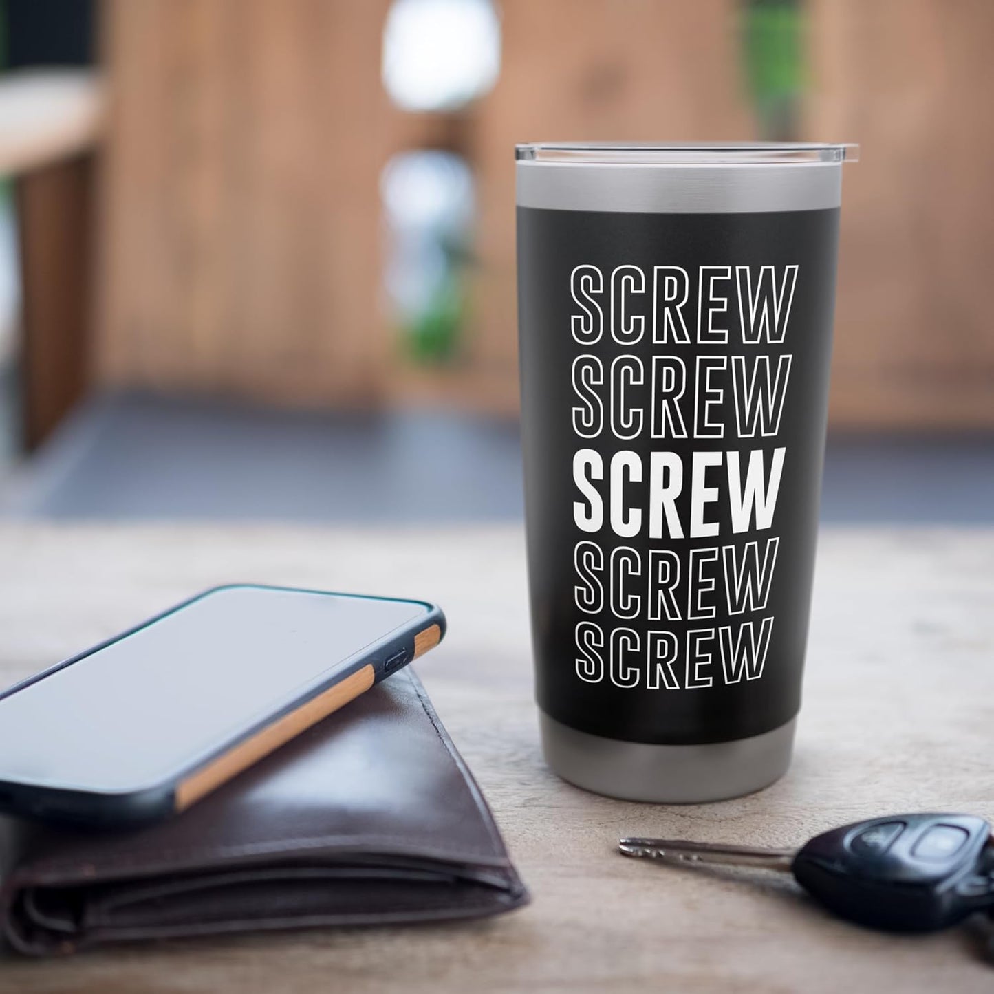 Screw Stainless Steel Insulated Tumbler