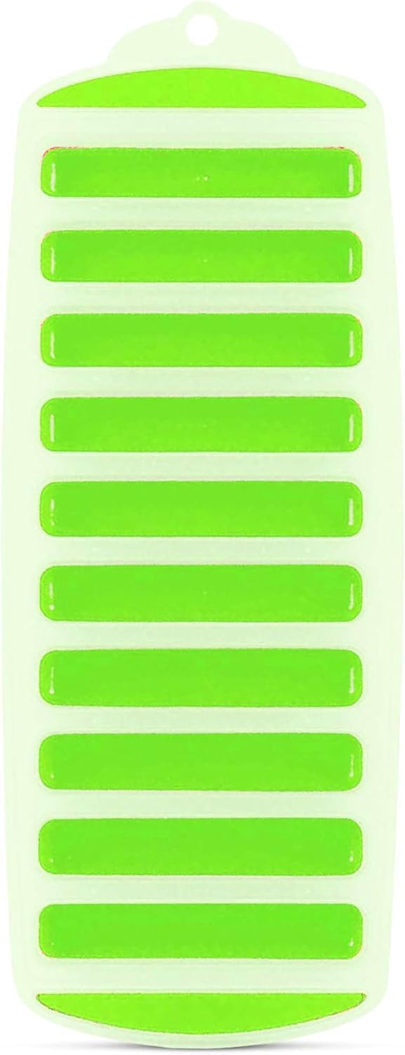 Slim Ice Stick Tray for Water Bottles, Green
