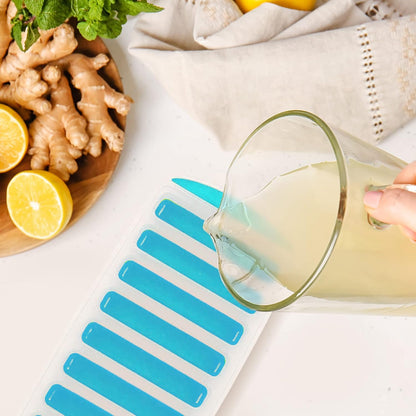 Slim Ice Stick Tray for Water Bottles, Green