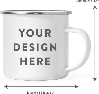 11oz. Tourist Travel Souvenir Stainless Steel Campfire Coffee Mug Gift, London Skyline, 1-Pack, Enamel Camping Cup Christmas Birthday Study Abroad Graduation, Includes Gift Box