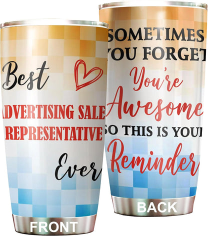 Best Lacrosse Coach Ever Tumbler Stainless Steel 20oz, Office Gifts Women Men Work Friends Coworker, Driking Coffee Cup For Birthday Christmas - Colors M