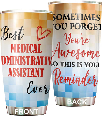 Best Lacrosse Coach Ever Tumbler Stainless Steel 20oz, Office Gifts Women Men Work Friends Coworker, Driking Coffee Cup For Birthday Christmas - Colors M