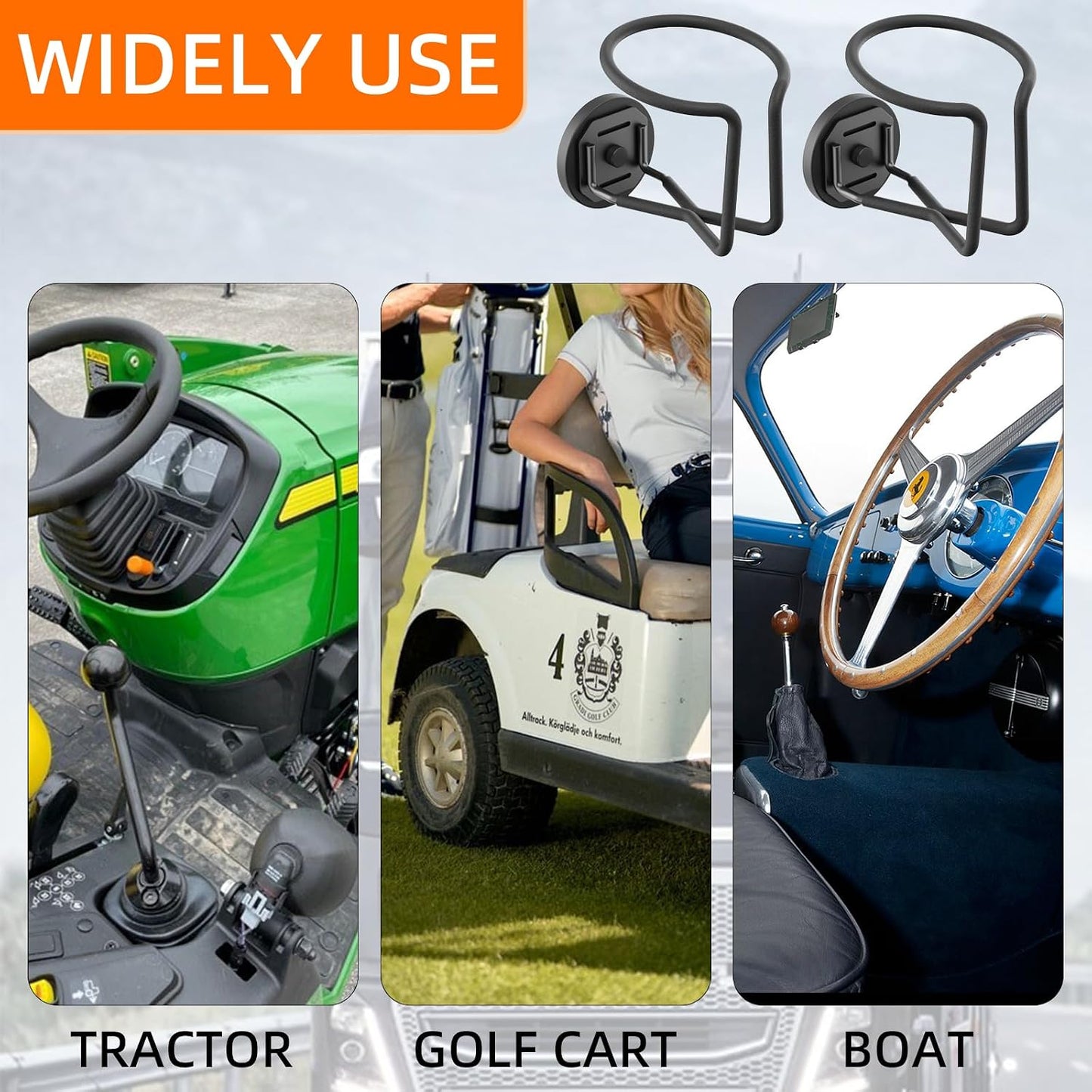 1 Pack Magnetic Cup Holder Magnetic Drink Holder Heavy Duty，Magnet Truck Cup Holders, Strong Magnet Mount Water Bottle Holders for Tractor Fridge Yacht RV Forklifts Bus on Metal Surface